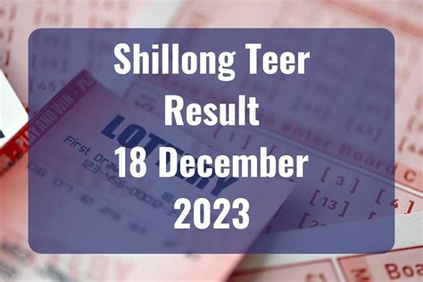 hynniew trep teer result today|Shillong TEER RESULT [11 Apr 2024] Today LIVE FR, SR.